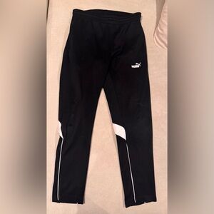 Puma Kids Black and White Leggings